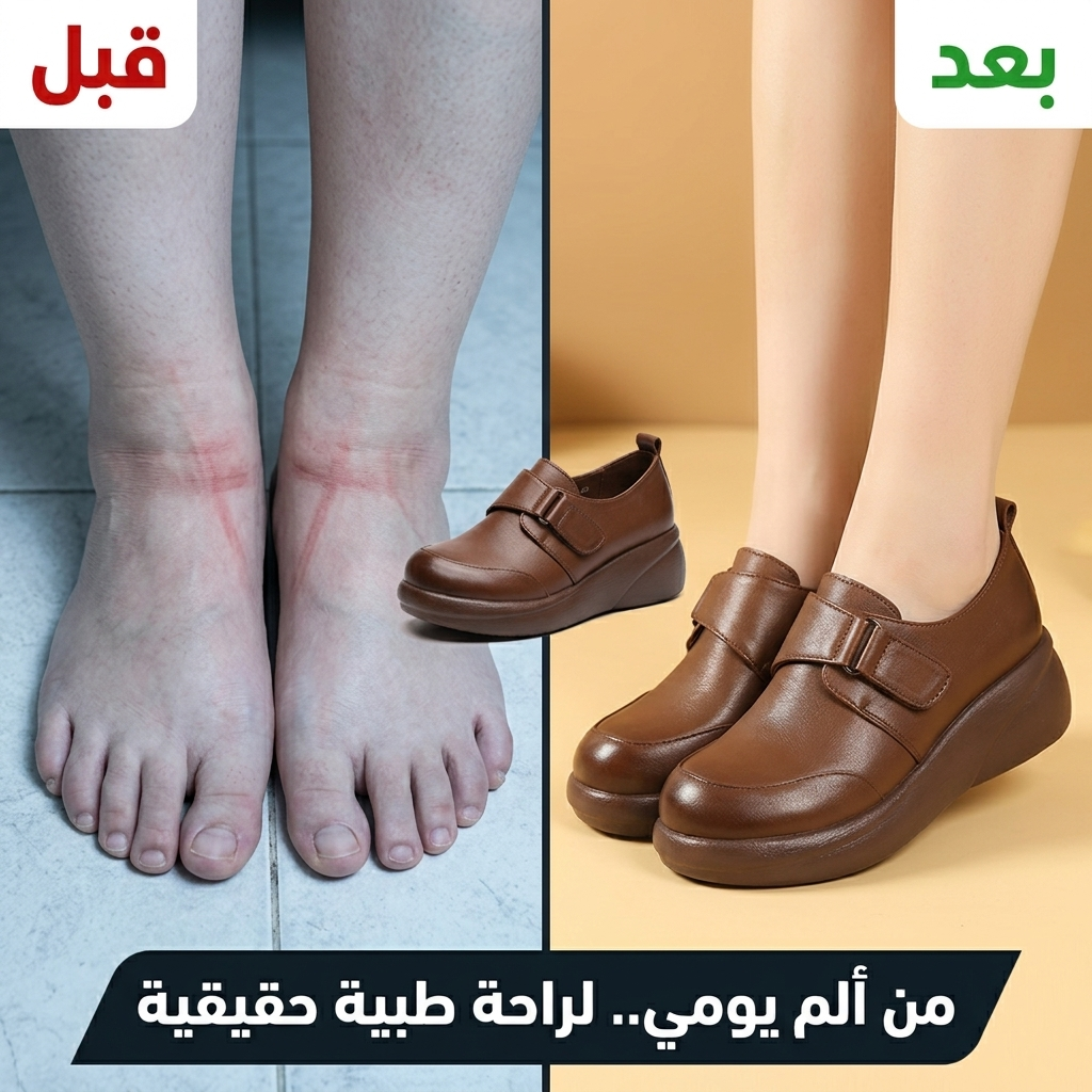 Chaussure Médicale Femme Ajustable | حذاء طبي نسائي قابل للتعديل