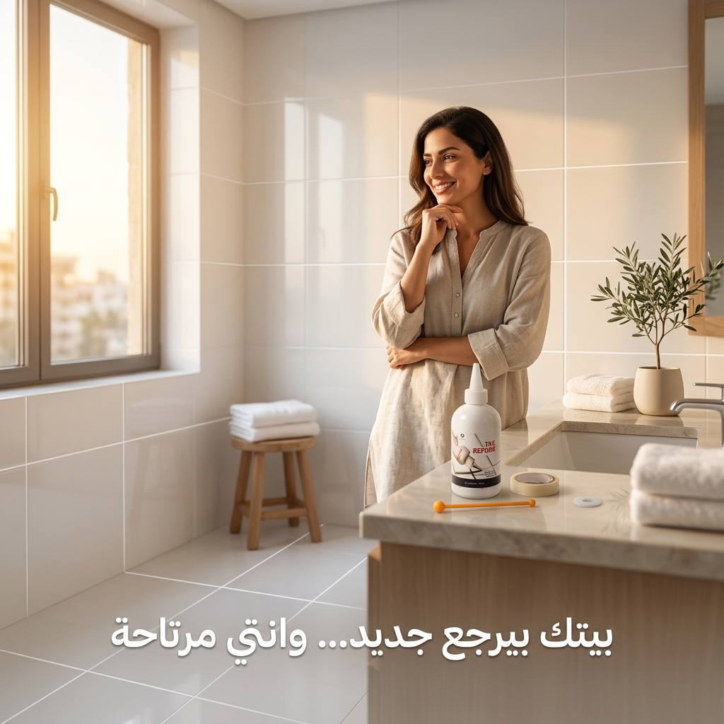 معجون الفواصل السحري 🪄 وداعاً للفواصل السودا والعفن — بلا معلّم وبلا ورشة (Copy)