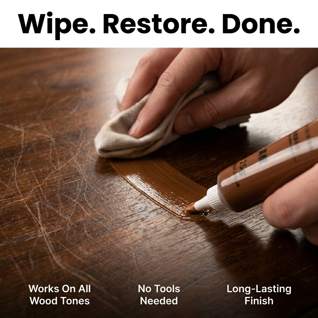 Wood Scratch Repair – Restore Furniture In Seconds